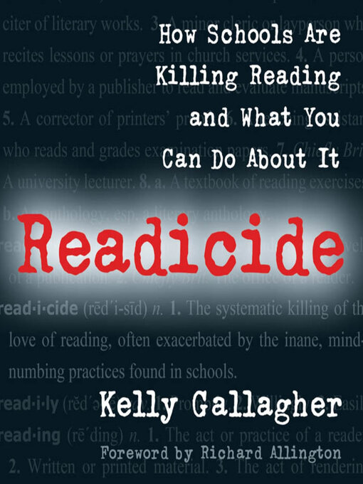 Title details for Readicide by Kelly Gallagher - Available